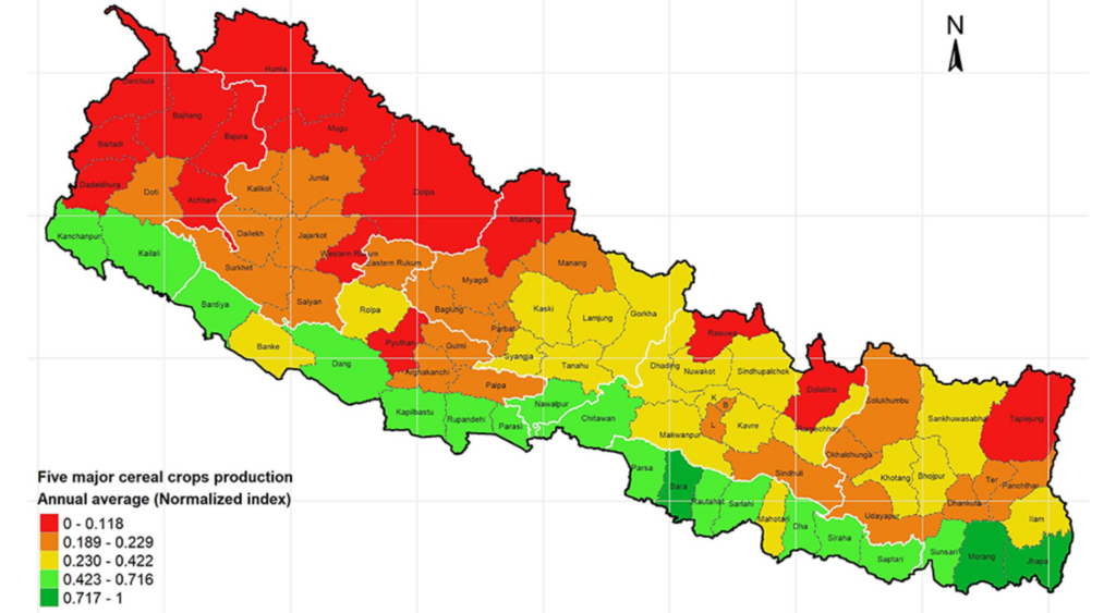 Map of Nepal